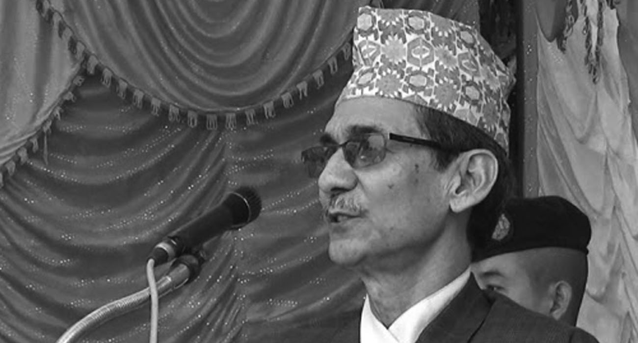 कोरोना संक्रमणबाट सुदूरपश्चिमका प्रथम प्रदेश प्रमुखको निधन